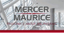 Tablet Screenshot of mercermaurice.com